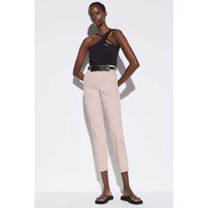 Pantalons en tissu taille haute - Product Image 1