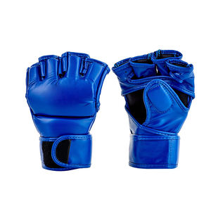 ถุงมือ MMA สำหรับฝึกซ้อมและต่อสู้ หนังแท้ ป้องกันนิ้ว  รับทำโลโก้ตามสั่ง ราคาขายส่ง - Product Image 4