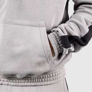 Sweat à capuche personnalisé en coton éponge français pour hommes, pull surdimensionné vintage en détresse avec design de peinture décolorée par le soleil pour l'hiver Haus Industries - Product Image 5