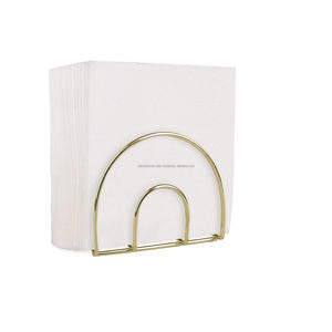 Caja de pañuelos para servilletas, soporte para servilletas personalizado, moderno, de lujo, de Metal, mesa superior, de Navidad, dorado, de montaña, venta al por mayor - Product Image 2