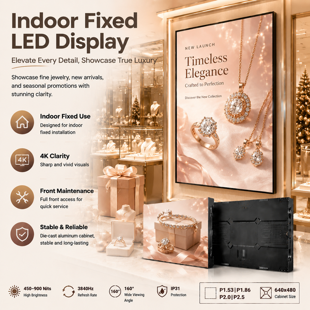 TOPvision Indoor COB LED Display Screen Fine Pixel Pitch Full Color Video Wall for Conference Room Commercial Display