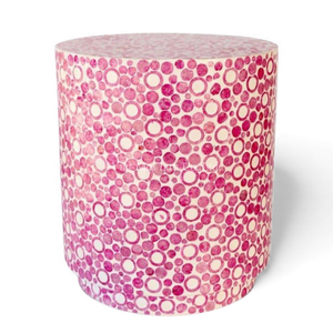 Tabourets élégants faits à la main au Vietnam en nacre, incrustations de coquillages, meubles d'appoint pour appartements et intérieurs raffinés - Product Image 1