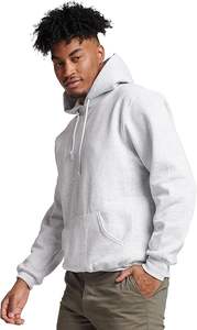 Sudadera Casual de Invierno para Hombre, Color Sólido, Corte Regular, 100% Algodón, Felpa Ecológica, Secado Rápido, Transpirable, con Bolsillo, Ropa de Moda - Product Image 2