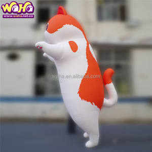Fabrika fiyat dev şişme şanslı kedi Maneki Neko karikatür hayvan karakter şişme balon - Product Image 5
