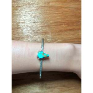 Donovan Skeets Kingman Turquoise & Sterling <b>Silver</b> Fashion <b>Cuff</b> <b>Bracelet</b> - Product Image 4