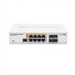 สวิตช์ MikroTik CRS112-8P-4S-IN, 8 พอร์ต RJ45 1000Mb/s, 4 พอร์ต SFP - Product Image 1