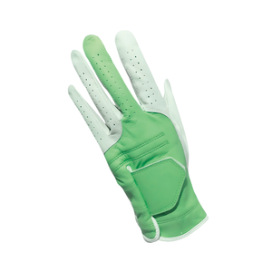 Gant de golf respirant en cuir Cabretta pour main gauche avec fermeture auto-agrippante, protection UV, logo personnalisé, pour l'extérieur - Product Image 1