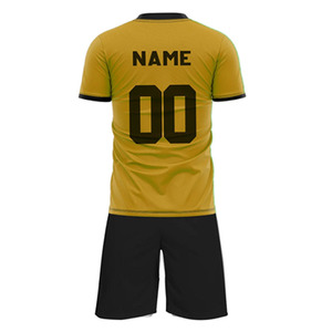เซ็ตชุดเสื้อและกางเกงขาสั้นลายพรางแบบระเหิดสำหรับทีมกีฬาชุดกีฬาประสิทธิภาพสูง - Product Image 3