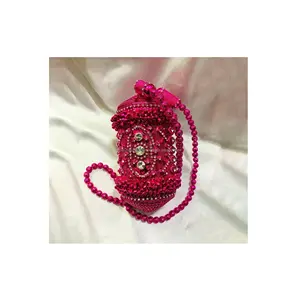 Indischer Lieferant gehämmert leichte Kundan Tasche hängende Kundan Taschen für Frauen Jubiläums geschenk verwenden Handtaschen
