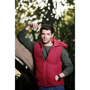 Gilet de sport d'extérieur isolé en polyester pour homme NABS, coupe régulière, sans manches, pour la randonnée en hiver - Product Image 4