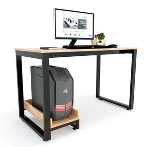SFBVT001-High Quality <b>Computer</b> <b>Desk</b> with CPU Rack Made of Rubberwood and Iron Features Comfortable Design - Product Image 5