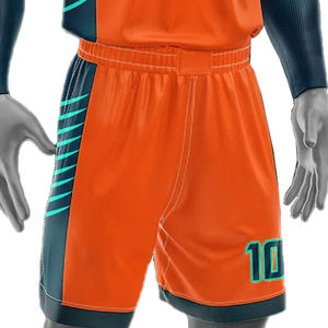 Maillot de basket-ball personnalisé Kit d'équipe col en V Sublimation Premium imprimé 100% polyester séchage rapide respirant ensembles fabriqués au Pakistan - Product Image 3