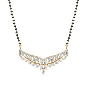 สร้อยคอจี้เพชรรูปพวงมาลัยแห่งสวรรค์ - Product Image 1