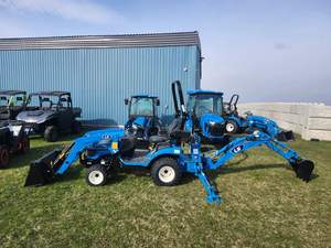 Quality 23hp EPA LS <b>Lawn</b> <b>Mower</b> 4x4 Small Tractor with Front End Loader Backhoe Tractors Trucks Agriculture <b>Mini</b> Farm Tractor - Product Image 2