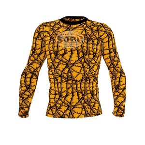 Protector de sarpullido amarillo para hombres, uniforme de entrenamiento para Boxeo, sin Gi, Bjj Gear & Boxing - Product Image 1