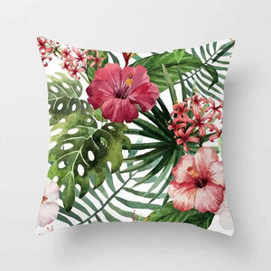 Copricuscino Vintage lusso quadrato ricamato fiore tropicale geometrico tessuto tecnica 6A per vivere ospedale natale - Product Image 5