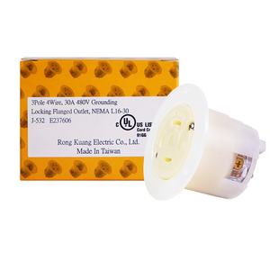 Salida con brida de CA de 30A y 480V NEMA, producto de Taiwán, con resistencia para desmontar configuraciones - Product Image 6