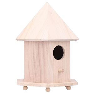Maison d'écureuil de forme ronde pour jardin de qualité durable avec une finition élégante Mangeoire d'écureuil en bois pour écureuil à bas prix - Product Image 2