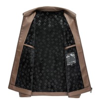 Blouson d'aviateur grande taille marron en cuir de mouton véritable OEM 100% pour hommes hiver chaud en fourrure de mouton vol B3 veste de pilote d'aviateur