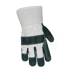 Guantes de Seguridad de Cuero Vacuno Dividido, Transpirables, Resistentes a Cortes y Calor, para Soldadura, Hechos en Pakistán, Venta al Por Mayor - Product Image 3