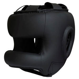 Protège-tête de boxe professionnelle personnalisable de haute qualité en cuir PU véritable vente en gros de produits de boxe sur mesure - Product Image 1