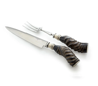 Damas acier plume motif couteau de chasse corne poignée cadeau pour ses produits tendance artisanat naturel