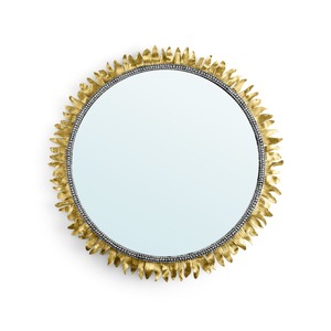 Modern <b>Silver</b> Wall <b>Mirror</b> with Customizable Frame Perfect for Home or Office Decor Featuring a Durable and Stylish <b>Silver</b> - Product Image 1