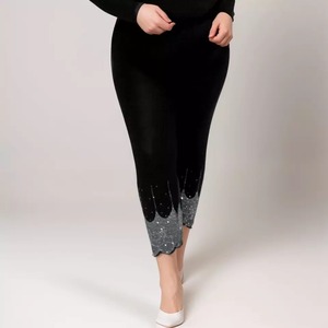 Leggings para Mujer, Talla Grande, Casuales, Elásticos, Ajustados, Delgados, Sin Costuras, Estampados, Transpirables, de Buena Calidad, RRI-WL-11 - Product Image 1