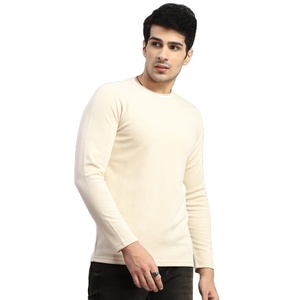 T-shirt à manches longues pour homme, col rond, 260g, coton French Terry, décontracté, séchage rapide, respirant, écologique, manches longues, fabricant OEM - Product Image 2