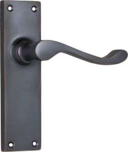 Meuble de porte à levier en laiton massif victorien longue plaque arrière clé squelette Euro Passage de confidentialité pour utilisation boîte en Carton de Style Passage - Product Image 6