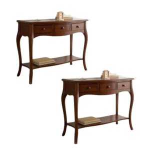 Armoire de rangement ou buffet en bois de conception antique européenne de haute qualité pour salon avec trois tiroirs fabriqués en Indonésie - Product Image 2