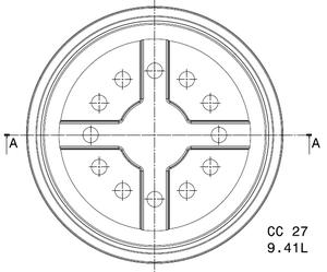 Macetas de vivero de alta calidad, varios colores, 27 cm de diámetro, 9 litros, maceta de plantas de plástico reciclado, palé de PVC PP duradero embalado - Product Image 4