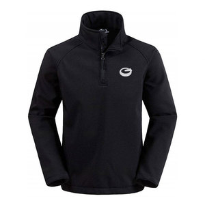 Chaqueta Softshell para Hombre, Venta Caliente, Media Cremallera, Cuello Alto, Logotipo Frontal, Cortavientos, con Capucha, Ecológica y Transpirable - Product Image 1