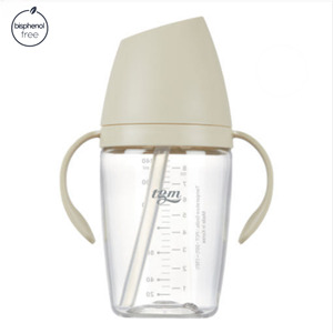 OEM/ODM accettabile BPA-Free biberon di paglia per bambini con Design unico a grani di riso 240mL - Product Image 1