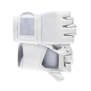 Meilleurs gants de MMA et de kick-boxing demi-doigts de haute qualité, respirants, anti-humidité, en cuir PU, avec fermeture auto-agrippante - Product Image 3