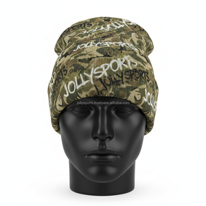 Gorro de invierno para hombre, tejido de alta calidad en algodón y poliéster, 180GSM, colores personalizados, logotipo por sublimación, jacquard. - Product Image 1