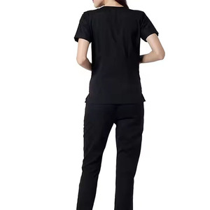 Cross Flex femmes gommage médical haut confortable Stretch uniforme costume mode couleurs conçues pour les femmes infirmières Patients tricoté - Product Image 2