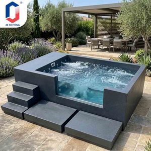 Piscine hors sol en fibre de verre, directement de l'usine, avec canapé et échelle, pour la famille, le jardin et les adultes. - Product Image 1
