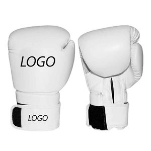 Guantes de Boxeo de Piel y Poliéster de Alta Calidad con Nuevo Diseño, Color Personalizado, Impresión de Logotipo Personalizado, Transpirables, para Sparring de MMA - Product Image 3
