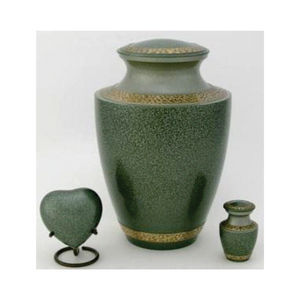 Urna Funeraria Decorativa de Metal con Diseño Prisma, Grabado de Flor de Lis, Alto Pulido, Esmalte Personalizado, Venta al Por Mayor - Product Image 3