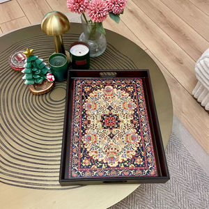 Plateau de service en bois MDF avec revêtement émaillé, design, hôtels et restaurants, articles de cuisine, plateau de table, haute qualité - Product Image 1