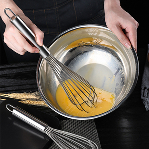 Batidor de Huevos de Acero Inoxidable, Batidor de Varillas, Batidor de Alambre Tipo Globo, Utensilio de Cocina para Hornear y Cocinar - Product Image 4