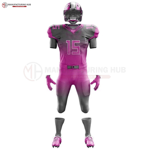 Uniforme de football américain personnalisé de haute qualité avec votre propre logo - Product Image 3