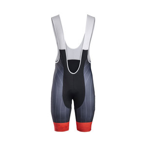Men Cycling Bib Shorts Black White Red Color <b>Blocked</b> Fitted Moisture Wicking Breathable Spandex/Nylon/Polyester 4 Season Adult - Product Image 6
