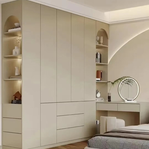 Meubles de chambre à coucher modernes et minimalistes, personnalisation complète de la maison, poignées encastrées, design autonome, armoire en bois, placards - Product Image 5