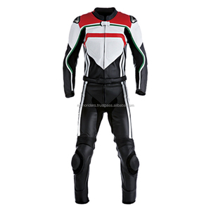 Combinaison de moto en cuir légère pour homme adulte, coupe ample, coupe-vent et respirante, style le plus récent de la marque Mono Riders, pour la course. - Product Image 2