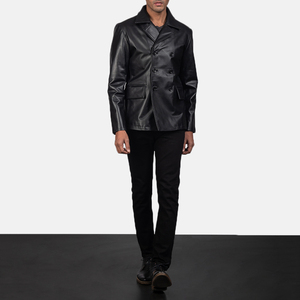Manteaux en cuir respirants de haute qualité à bas prix à vendre Manteau en cuir High Street New Fashion - Product Image 2
