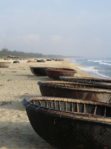 Coracle de Bambú Hecho a Mano, Barco de Pesca Tradicional Vietnamita, Material Natural, Exportación al por Mayor - Product Image 5