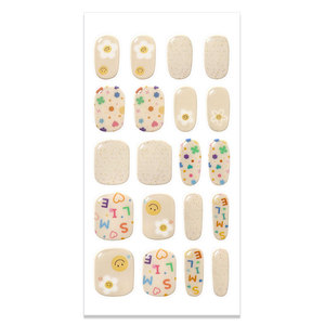 สติกเกอร์เจลทำเล็บ SMILE Kitsch instawrap-NO-Lamp ลอก & ติดดูร้านเสริมสวยทันที (20ชิ้น) - Product Image 3