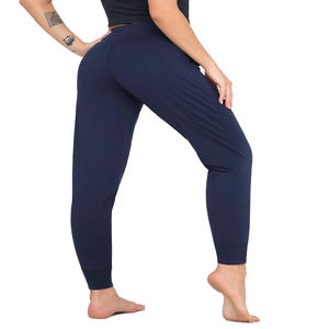 Nueva llegada logotipo personalizado mujeres Jogger pantalones en blanco transpirable secado rápido nueva moda bajo MOQ mujeres Jogger Pantalones - Product Image 3